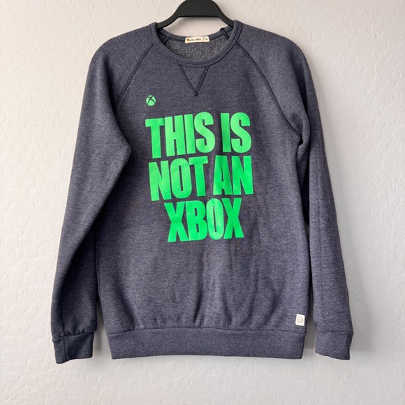 Marine Layer Custom Xbox‎ Graphic Sweatshirt Pullover Crew Neck XS - Picture 1 of 6